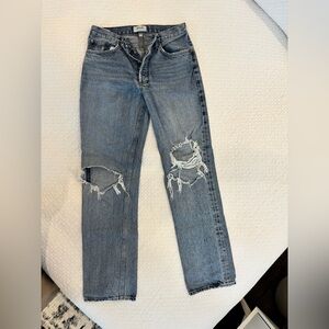 Agolde Distressed Boyfriend Jeans - 27